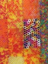 Colorful straw background Royalty Free Stock Photo