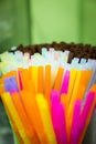 Colorful Straw Royalty Free Stock Photo