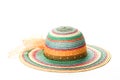 Colorful straw hat # 2 Royalty Free Stock Photo