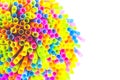 Colorful straw Royalty Free Stock Photo