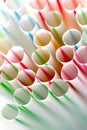 Colorful straws Royalty Free Stock Photo