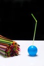 Colorful straws Royalty Free Stock Photo