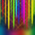 Colorful Streaks Background Means Multicolored Bands in Sky