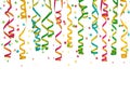 Colorful streamers Royalty Free Stock Photo