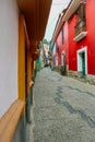 Colorful street in La Paz, Bolivia