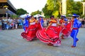 Colorful street dance