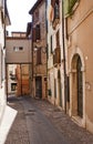 Colorful street in Italy. Royalty Free Stock Photo