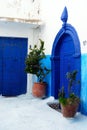 Colorful street of the Kasbah of the Udayas