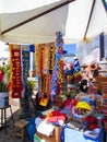 Colorful Street Market in Copacabana, Bolivia