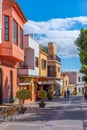 Colorful street in the old town of Aguimes, Gran Canaria, Canary islands, Spain