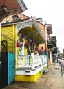 A colorful street view in New Orleans