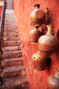 Colorful streets of Arequipa - Peru. Royalty Free Stock Photo