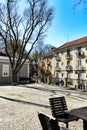 Colorful streets of Lisbon on a sunny day Royalty Free Stock Photo