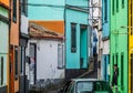 Colorful streets of Ponta Delgada