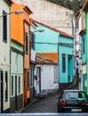 Colorful streets of Ponta Delgada