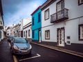 Colorful streets of Ponta Delgada