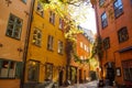 Colorful streets of Stockholm