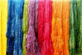 Colorful string silk luxury clothing material