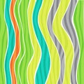 Colorful striped wave background