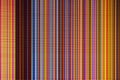 Colorful stripes on a broken LCD TV screen Royalty Free Stock Photo