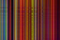 Colorful stripes on a broken LCD TV screen Royalty Free Stock Photo