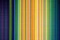 Colorful stripes on a broken LCD TV screen Royalty Free Stock Photo