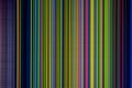 Colorful stripes on a broken LCD TV screen Royalty Free Stock Photo