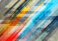 Colorful stripes grunge geometric abstract background Royalty Free Stock Photo