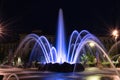 Colorful, stunning Fountain of The Four Seasons, Fontana delle Quattro Stagioni at Julius Caesar Square, Piazzale Giulio Cesare