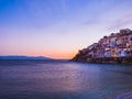 Colorful suburb of Kavala near the coastline - Kavala, Greece