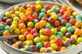 Colorful Sugar Breakfast Cereal Royalty Free Stock Photo