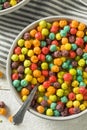 Colorful Sugar Breakfast Cereal Royalty Free Stock Photo