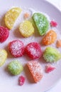 Jelly roll candies. Royalty Free Stock Photo