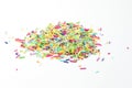 Colorful sugar sprinkles