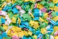 Colorful Sugar Star Sprinkles Background Royalty Free Stock Photo