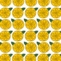 COLORFUL SUMMER FRUIT RETRO PATTERN TEXTURE Royalty Free Stock Photo