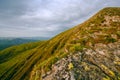 Colorful summer landscape in the Carpathian mountains. Royalty Free Stock Photo