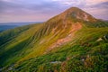 Colorful summer landscape in the Carpathian mountains. Royalty Free Stock Photo