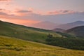 Colorful summer landscape in the Carpathian mountains Royalty Free Stock Photo