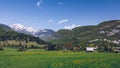 Colorful summer on the Stara Fuzina village in Triglav national park Slovenia, Julian Alps, Europe Royalty Free Stock Photo