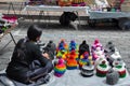 Colorful Sunday market in Otavalo, Ecuador