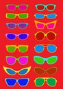 Colorful Sunglases Collection