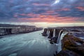 Famous Selfoss waterfall