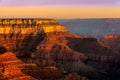 Colorful sunrise at Grand Canyon national park Royalty Free Stock Photo