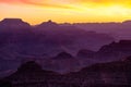 Colorful sunrise landscape view at Grand canyon Royalty Free Stock Photo