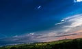 Early tree on top of the hill Royalty Free Stock Photo