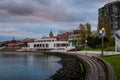 Sunrise at Ghirardelli Square in San Francisco Royalty Free Stock Photo