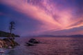 Sunset Lake Tahoe Royalty Free Stock Photo