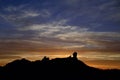 Colorful sunset, Gran canaria Royalty Free Stock Photo