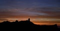 Colorful sunset, Gran canaria Royalty Free Stock Photo